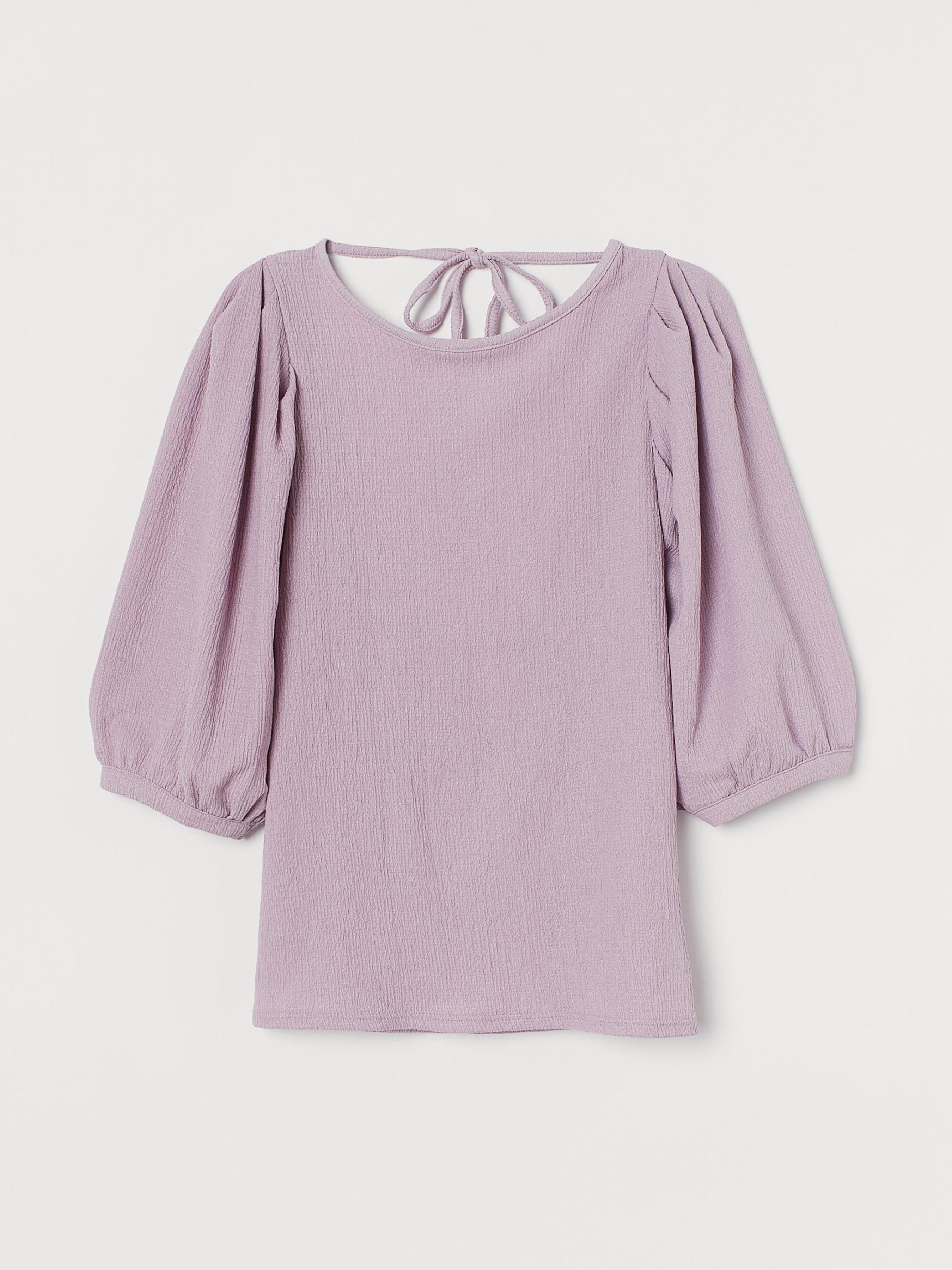 Блуза H&M M Бузковий (X12039234662)