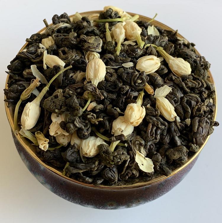 Чай зелений Срібний равлик з жасмином 100 г