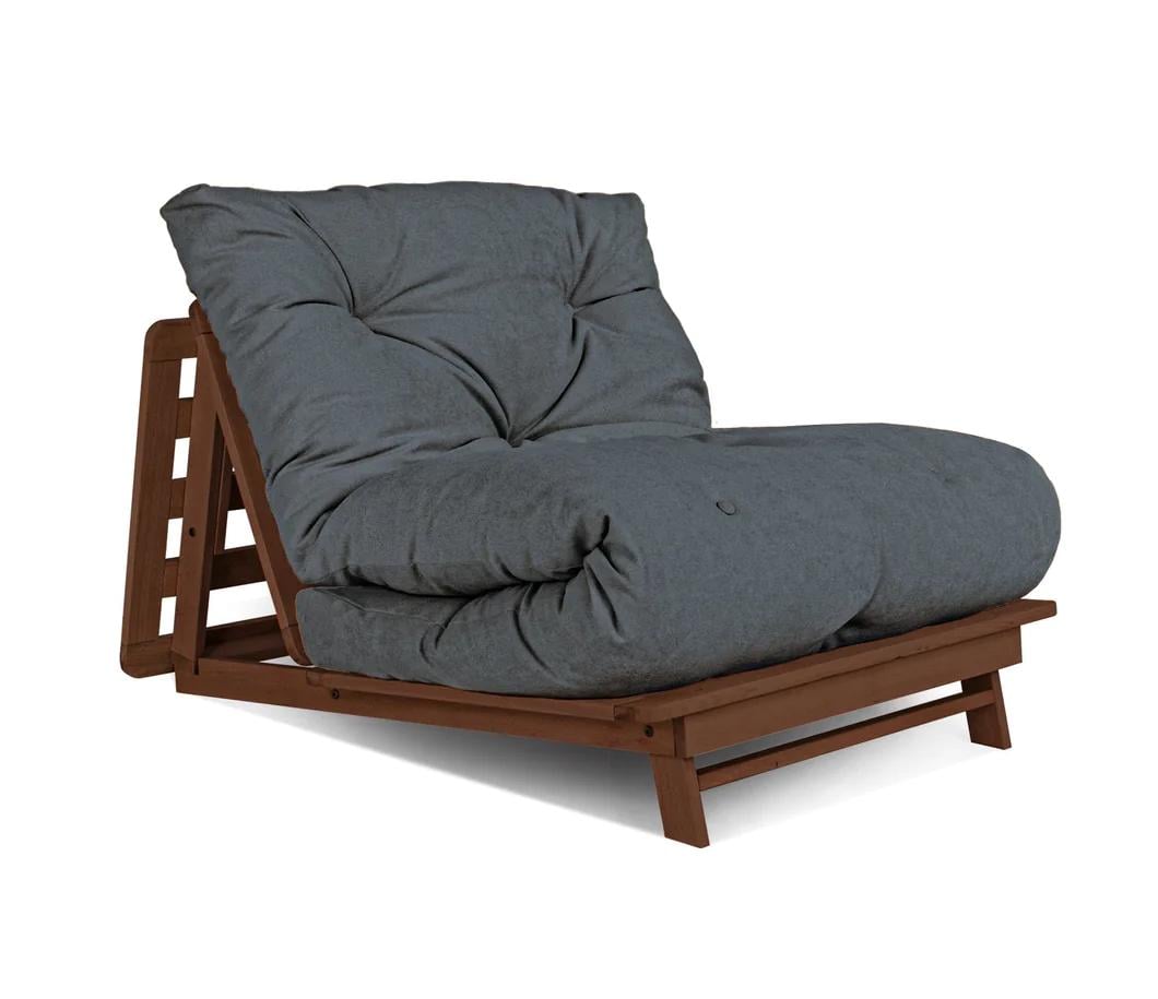 ᐉ Кресло-футон Woodman Layti-90 раскладное из массива дерева Ореховый ...