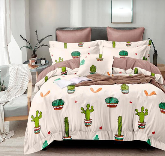 Комплект постільної білизни Бязь Голд Сімейний 50x70 см (8177709)