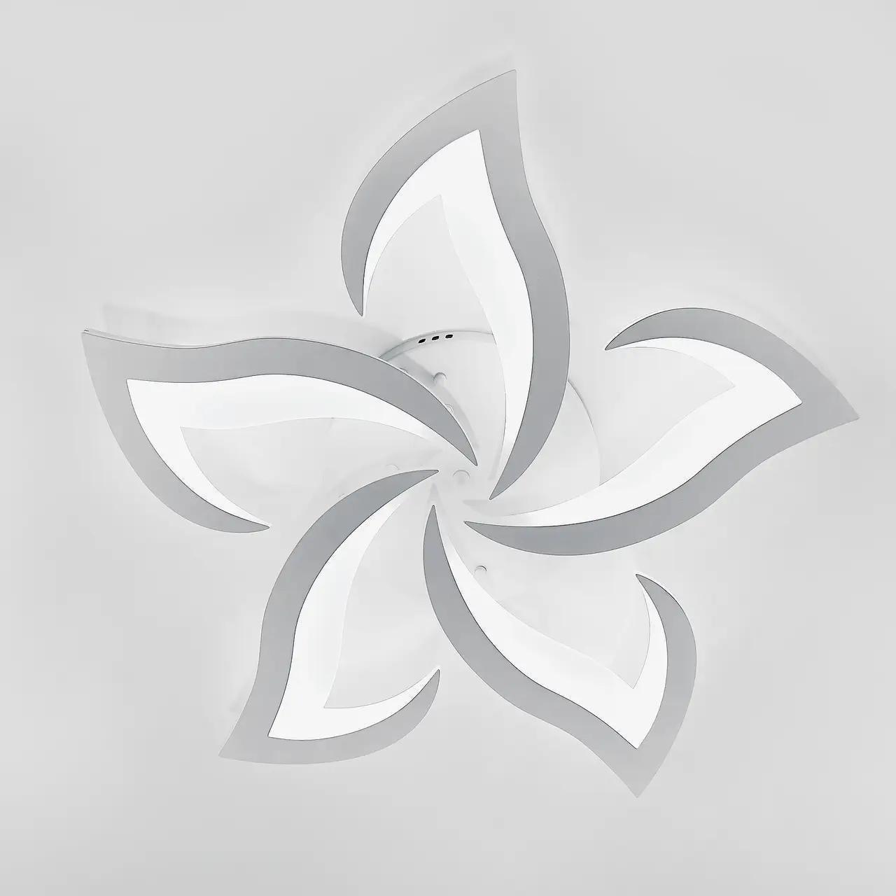 Люстра светодиодная потолочная Valeso V 5102-5 WH 70W акриловая (00000140360)