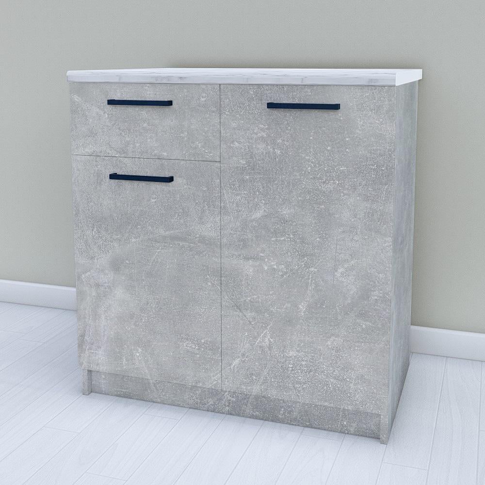 Модуль для кухни нижний без столешницы 800 мм Бетон (М15а)