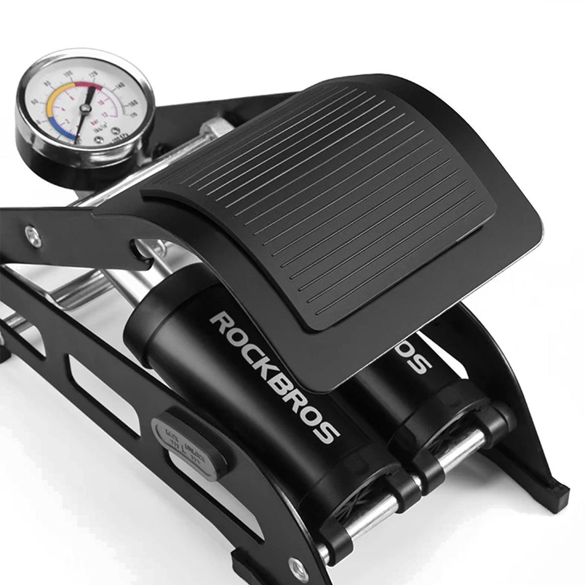 Насос/помпа ножний ROCKBROS FP4411 160 psi/11 бар (RB-FP4411LB-4017) - фото 3