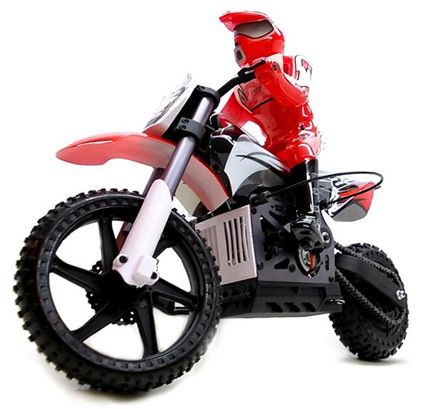 Радиоуправляемый мотоцикл Himoto Burstout 1:4 MX400 Red (47659)