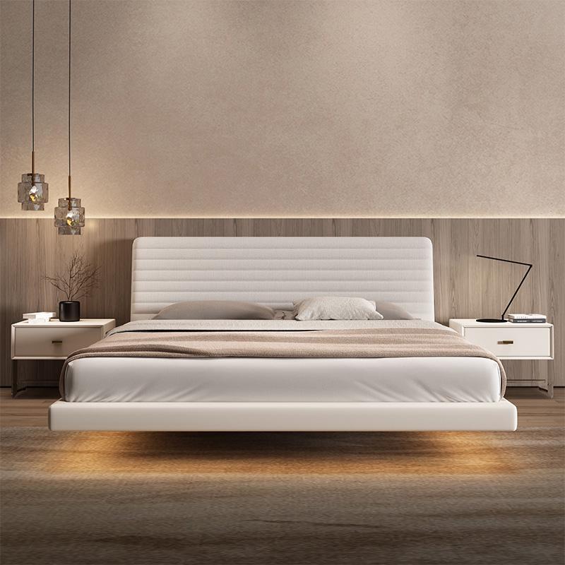 ᐉ Кровать левитирующая ARIS Trapeze с подсветкой 180x200 Белый ...