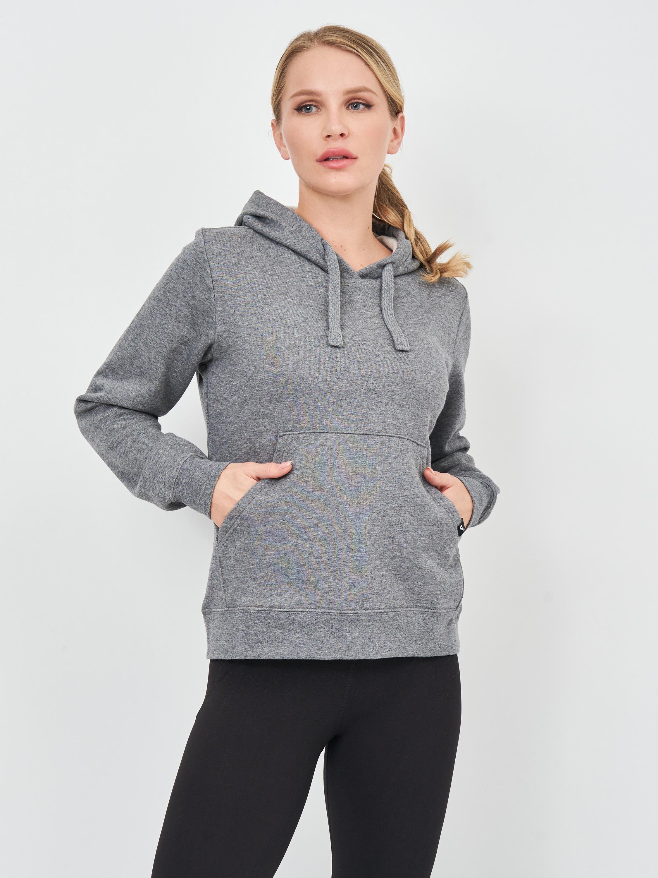 Реглан Joma 901321.280 Montana Hoodie L Melange Gray (8424309428792) - фото 1