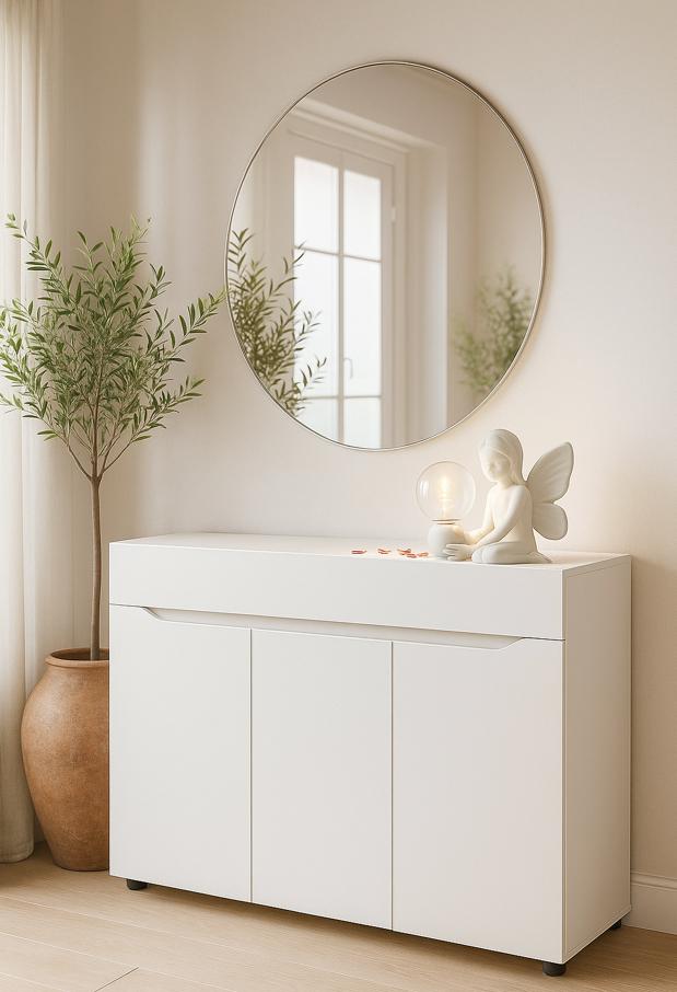 Комод для одежды Мастер Форм Аякс большой 1200х376х900 мм Нимфея альба (31152) - фото 2 Комод для одежды Мастер Форм Аякс большой 1200х376х900 мм Нимфея альба (31152) - фото 2