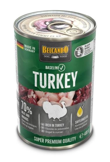Консервы для собак Belcando Baseline Turkey с индейкой 400 г
