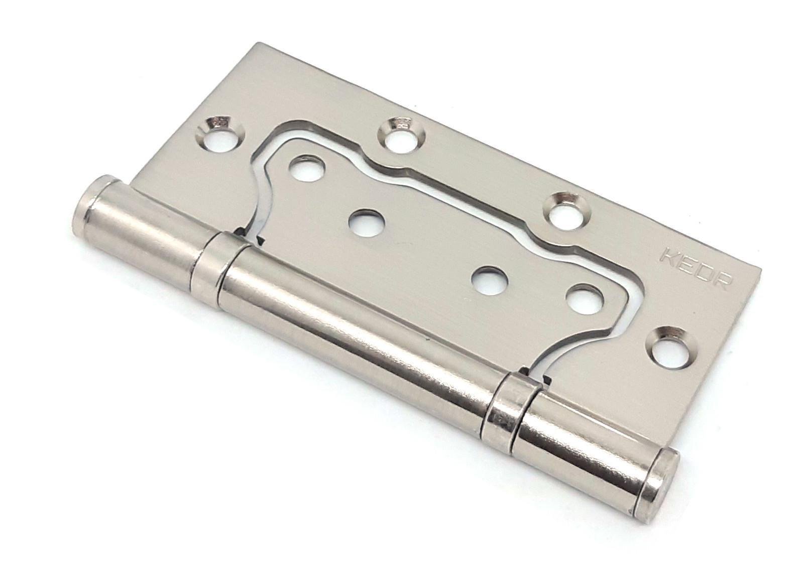 Занавес Kedr Flush бабочка 100х75х2,5 см узкая стальная Никель матовый