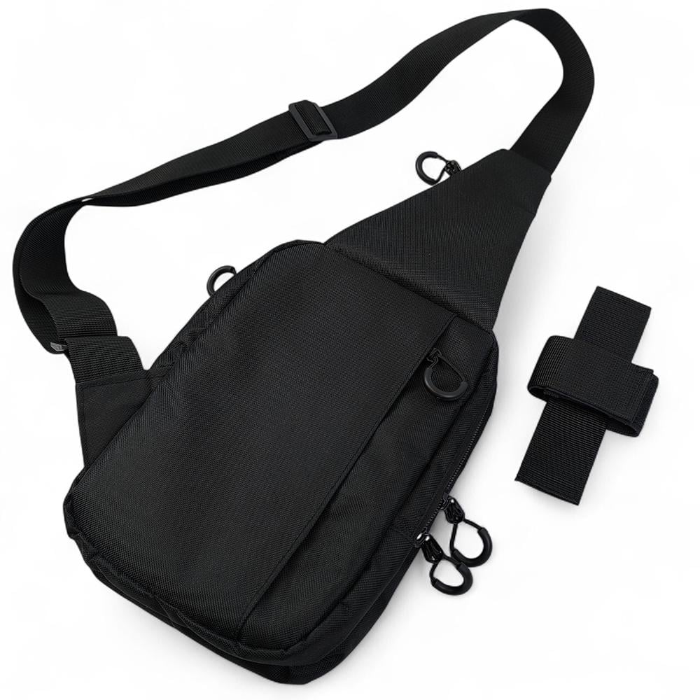 Сумка тактична на плече з кобурою система MOLLE патч-панель Cordura (13351648)