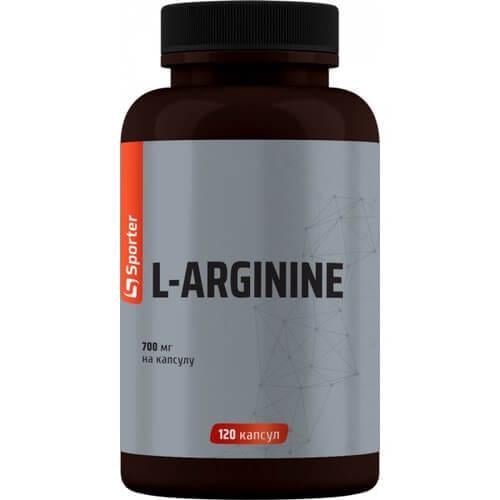 Аргинин Sporter L-Arginine 700 мг 120 капс. (SPO-822358)