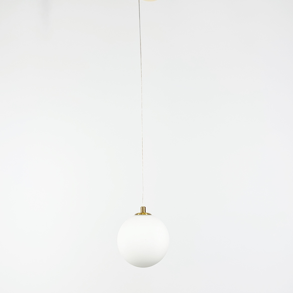 Люстра-трансформер подвесная Jar Bubble Ball с 1 белым плафоном (0286 GD 1) - фото 2