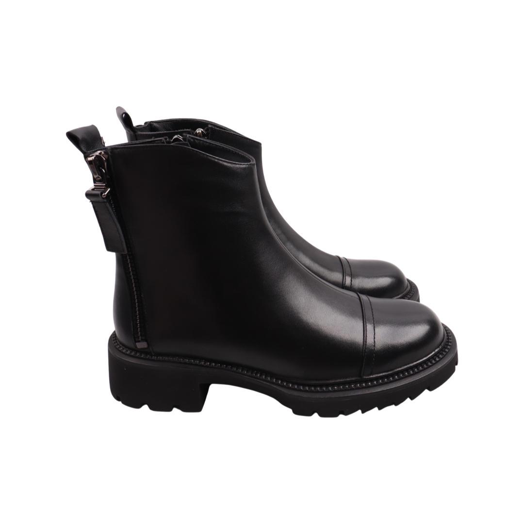 Ботинки женские Selliveno из кожи р. 40 Черный (17-22DHC)