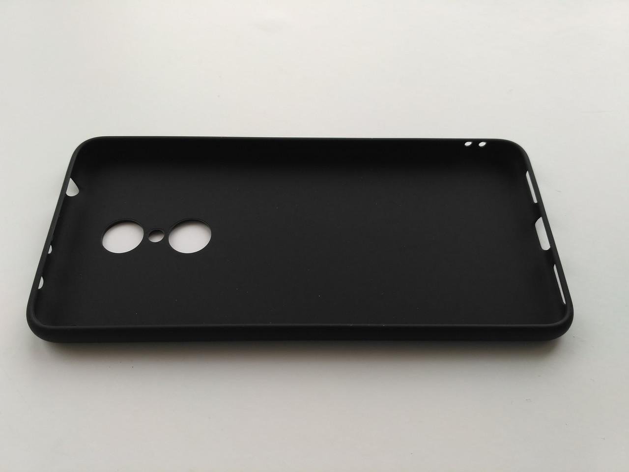 Силиконовый чехол Xiaomi Redmi 5 матовый Черный 1189P - фото 3 Силиконовый чехол Xiaomi Redmi 5 матовый Черный 1189P - фото 3