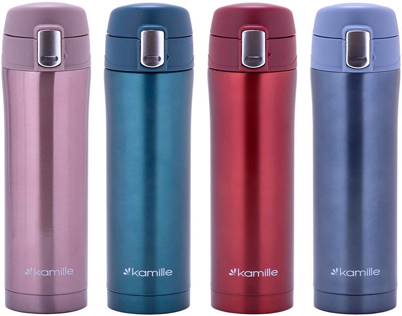 Термос Kamille Marigee з нержавіючої сталі 450 мл - фото 2