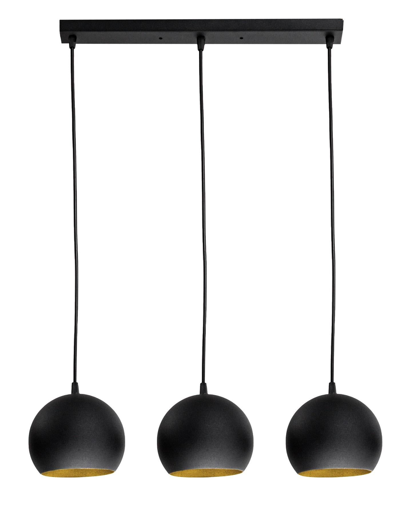 Люстра подвесная Bowl С150-450-3 Black/Gold