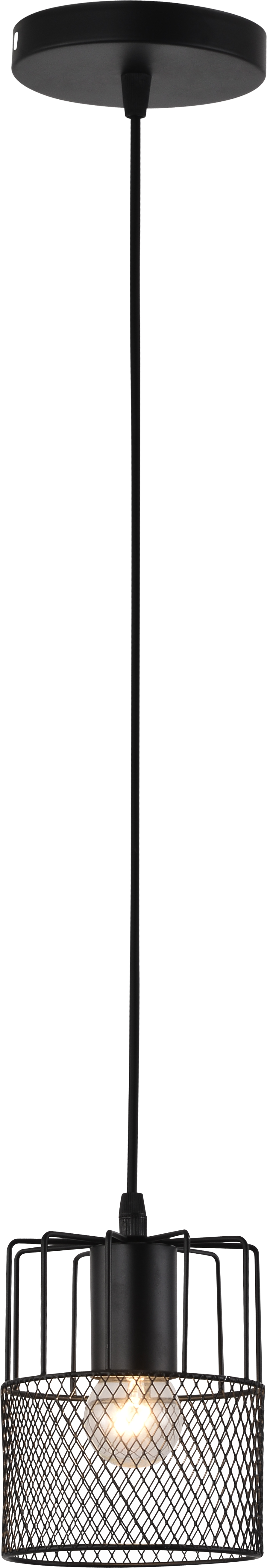 Люстра подвесная лофт Sirius XA3212/1 BK Черный (000041498)