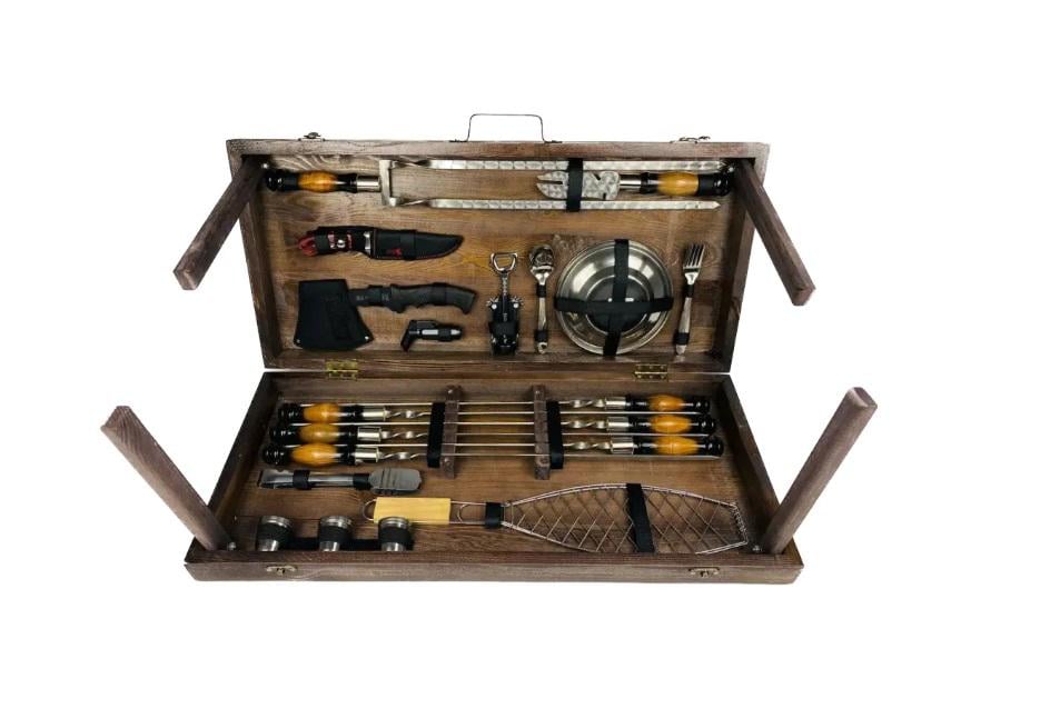 Набор шампуров в кейсе Grill Master (21-10-KS-7508)