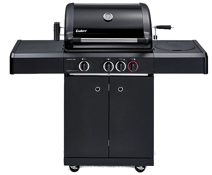 Гриль газовый Enders Kansas Black Pro 3 K Turbo (8706)