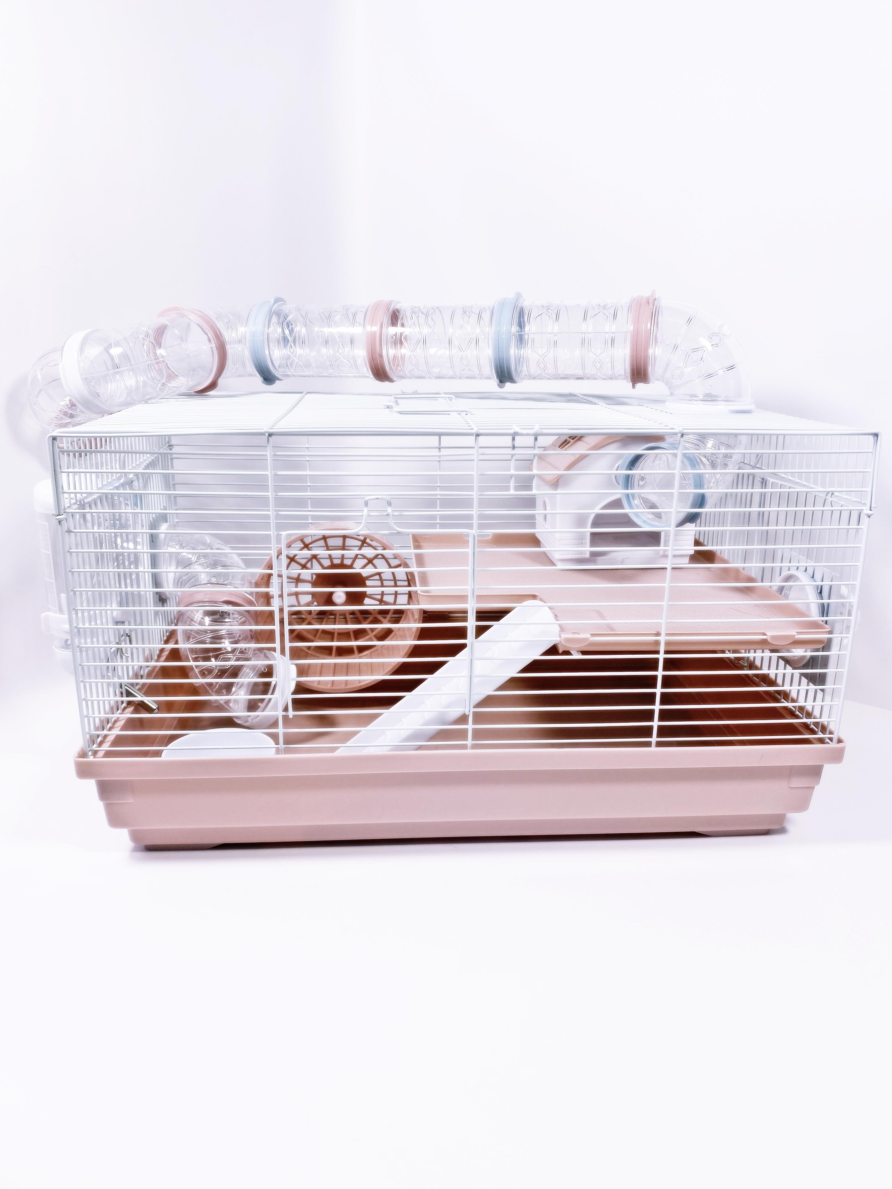 Клетка для хомяков 511B 47х30х27 см Розовый (511B-pink)
