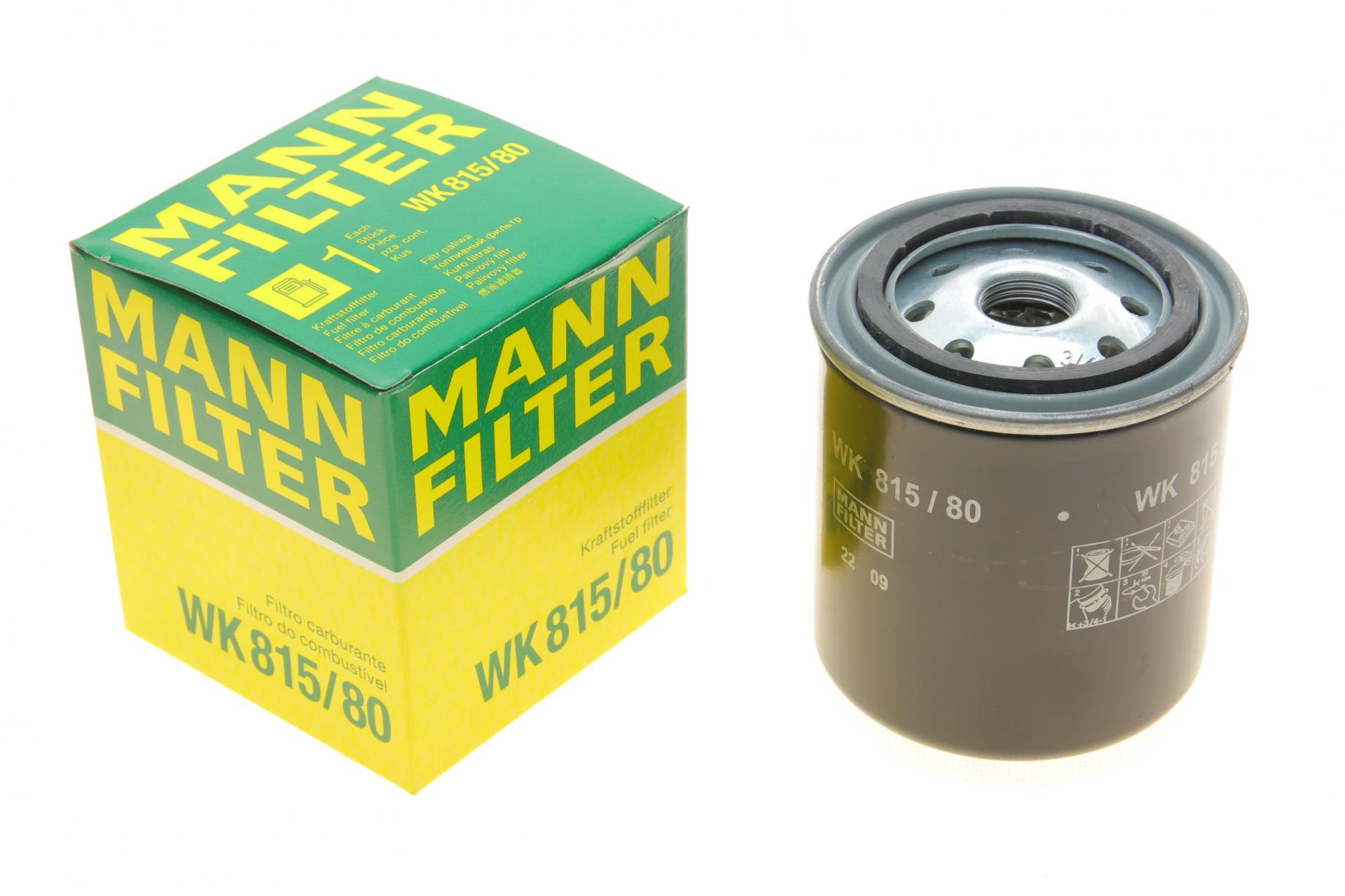 Фильтр топливный Mann-Filter для Nissan Patrol 3,2D/Toyota Cruiser 4,0D 82-91 (WK 815/80) Фильтр топливный Mann-Filter для Nissan Patrol 3,2D/Toyota Cruiser 4,0D 82-91 (WK 815/80)