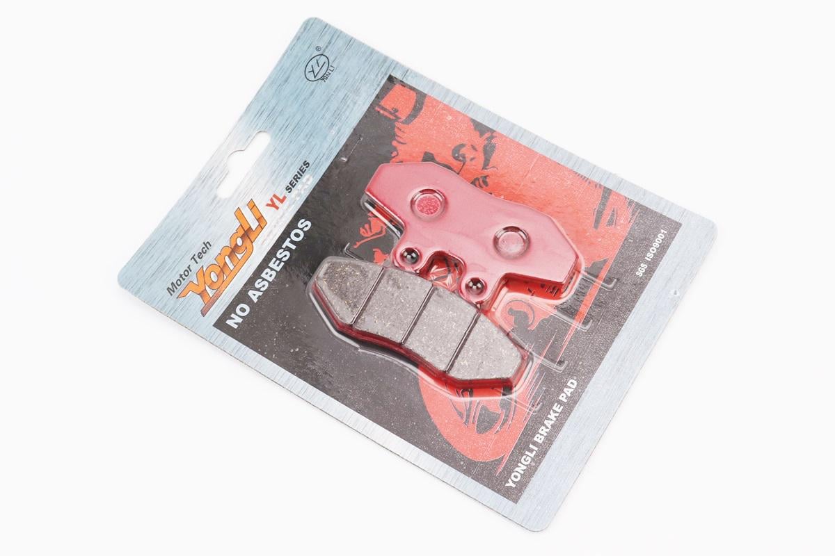 Гальмівні колодки дискові Yamaha CYGNUS 125 BETA-RK6/HUSQVARNA-SM 50/WR 50/PEUGEOT-XR6/APRILIA-125/Pegaso-125/GAS-GAS-EC Червоний (351065)