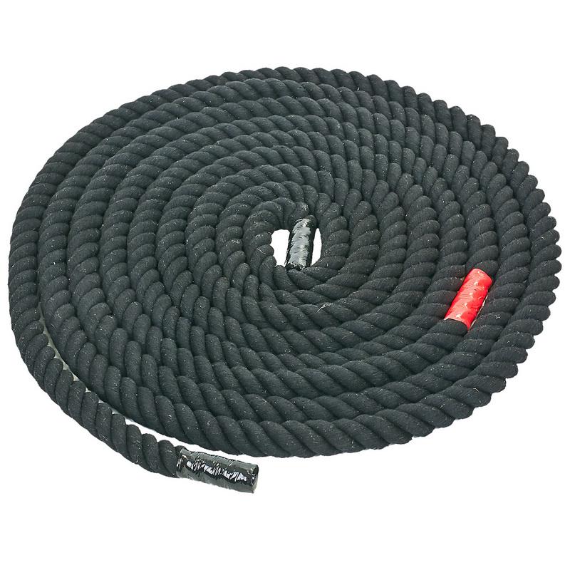 Канат для кросфіту Zelart SP-Planeta COMBAT BATTLE ROPE R-6225-9 9 м Чорний (DR003149)