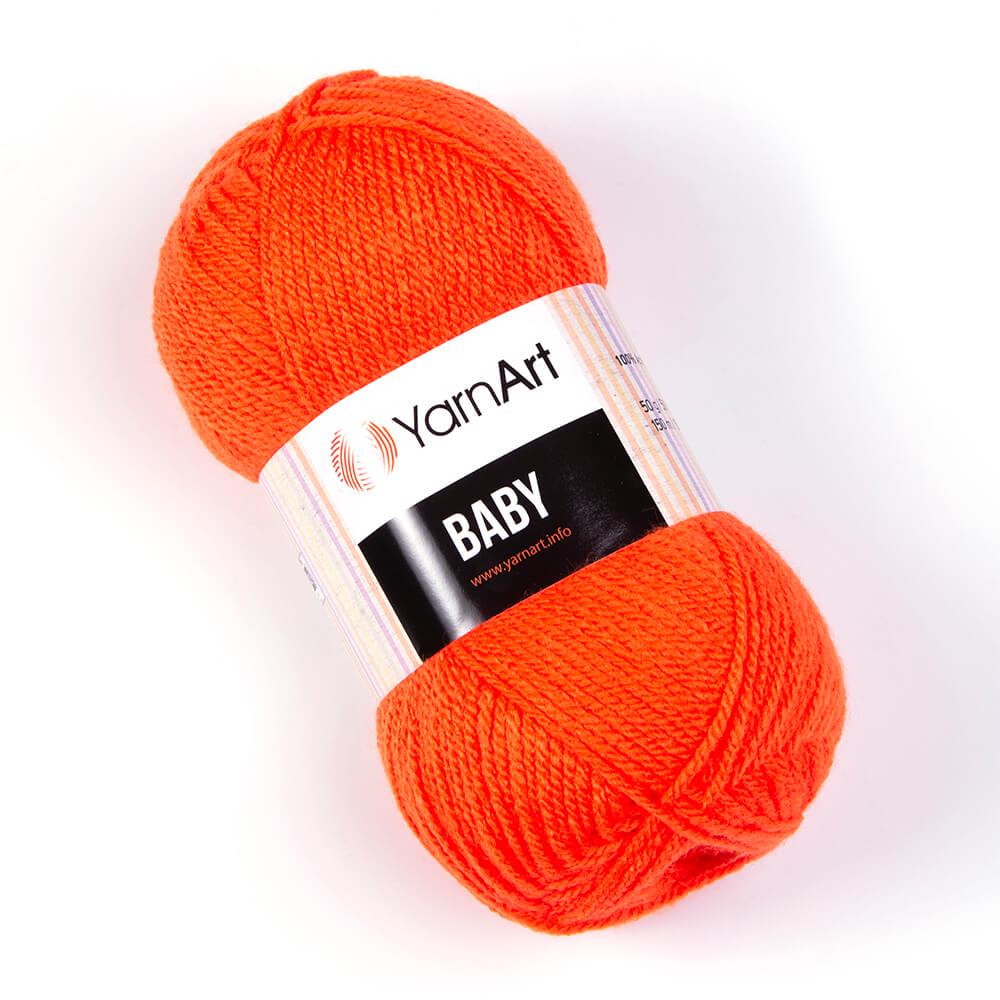 Пряжа YarnArt Baby 8279 Оранжевый (6027)