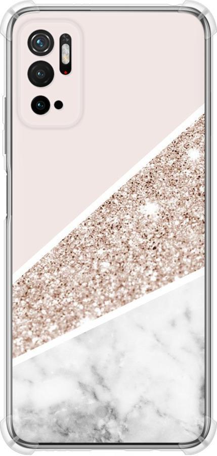 Чехол на Xiaomi Poco M3 Pro Пастельный мрамор (4342sp-2369-42517)