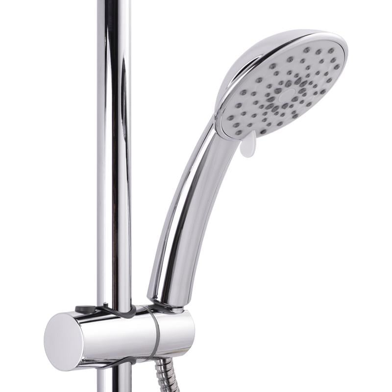 Душевая система Wezer WOG16-153 поворотный излив-переключатель на лейку/душ Хром - фото 3