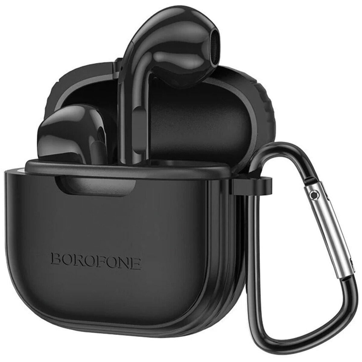 Наушники беспроводные Borofone BW29 Charm true wireless BT headset 200 mAh Black (602012)