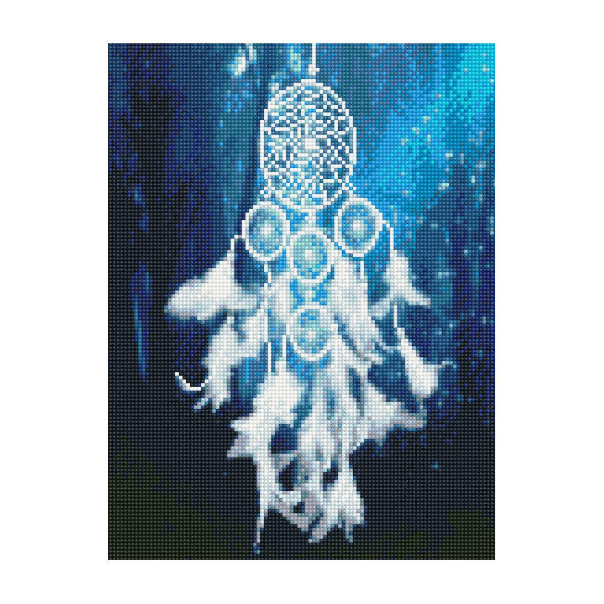 Алмазная мозаика Strateg Ловец снов 30х40 см (Str-HX020)