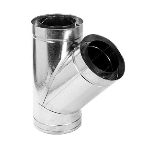 Тройник 45° 150/220 нержавіюча сталь/нержавіюча сталь (1771570554)