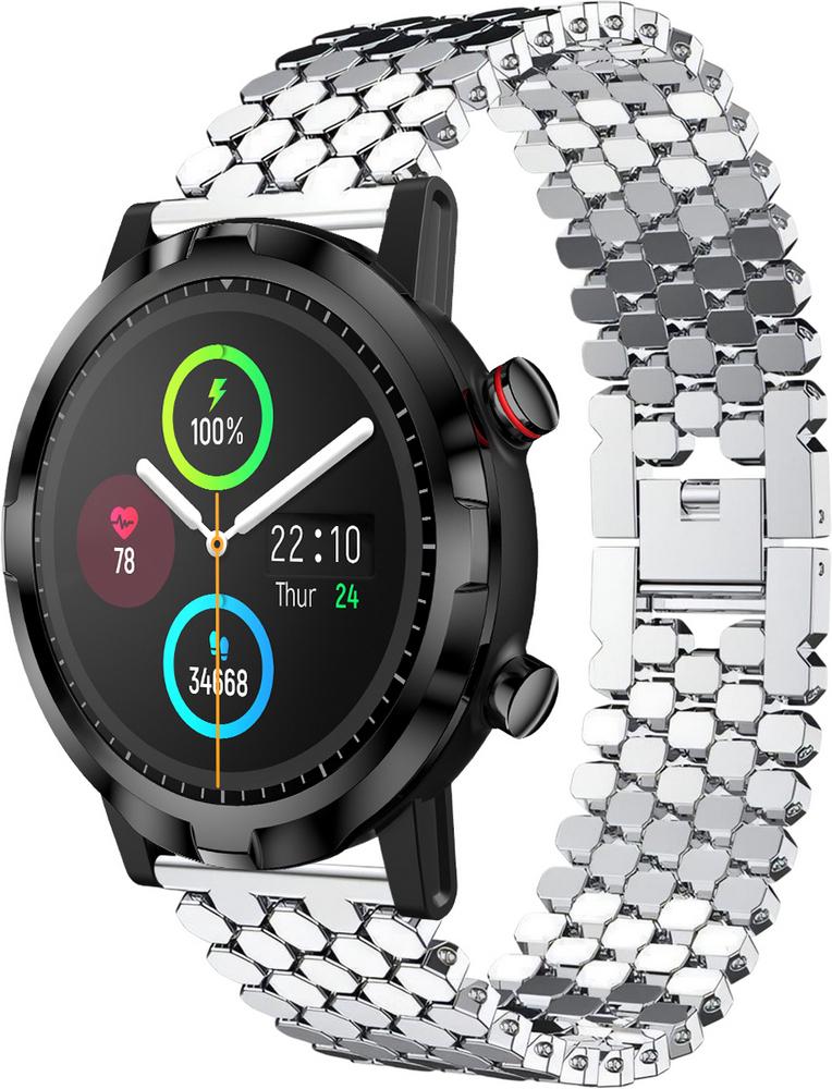 Металлический Ремешок Scaly для Haylou Smart Watch RT LS05S (28782) Silver (28782-59)