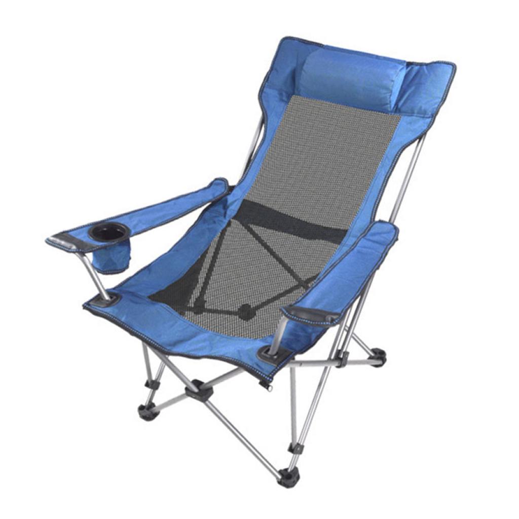 Кресло туристическое раскладное Lesko SW233 Blue (1380052) - фото 2 Кресло туристическое раскладное Lesko SW233 Blue (1380052) - фото 2