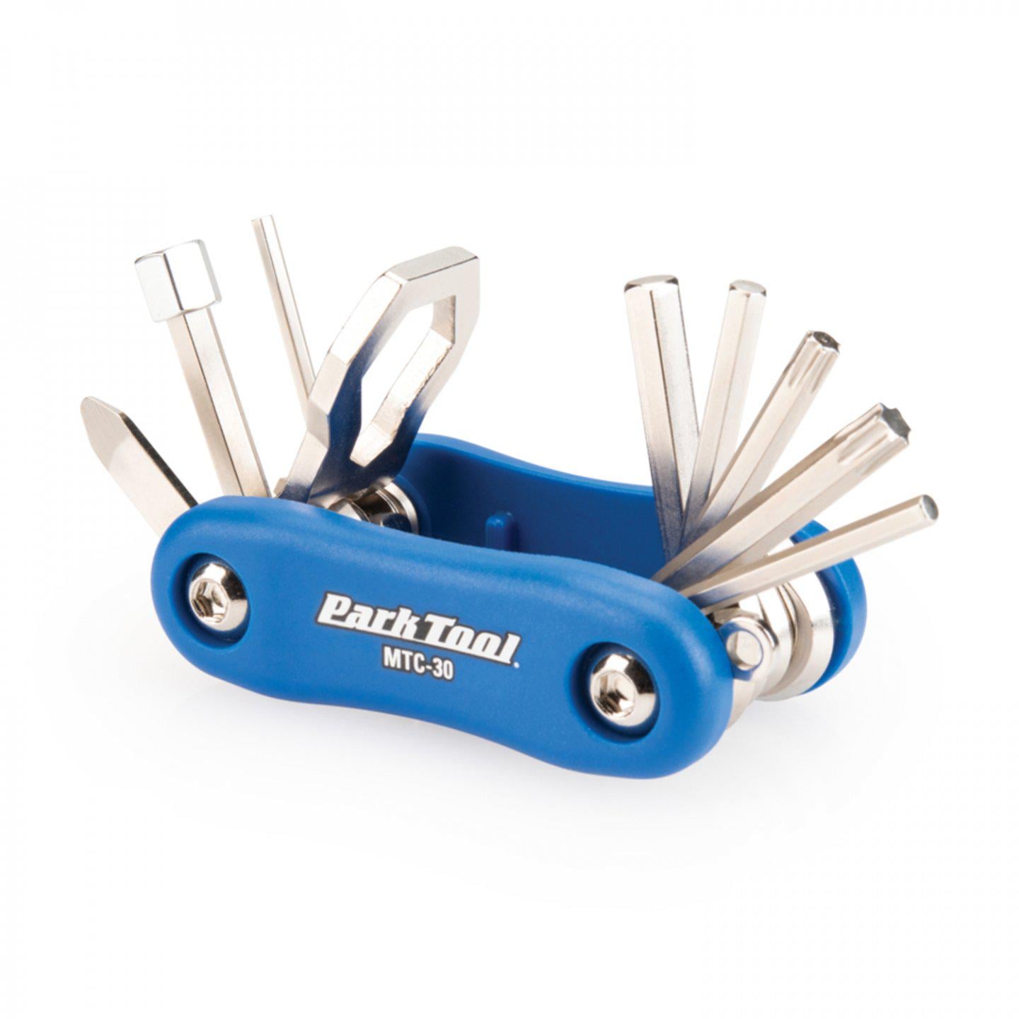 Мультитул Park Tool MTC-30 2,5/3/4/5/6/8 мм T25/T30 отвёртка накидной ключ 8 и 15 мм