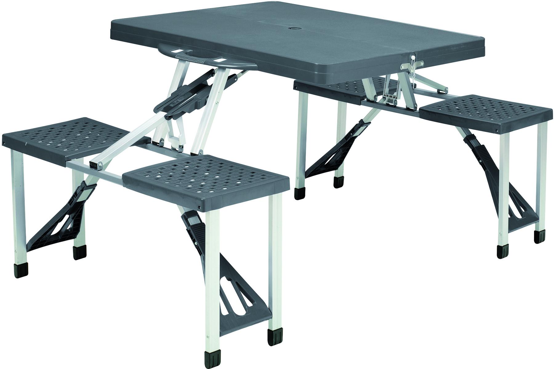 Стол туристический раскладной Easy Camp Toulouse Grey (670410)