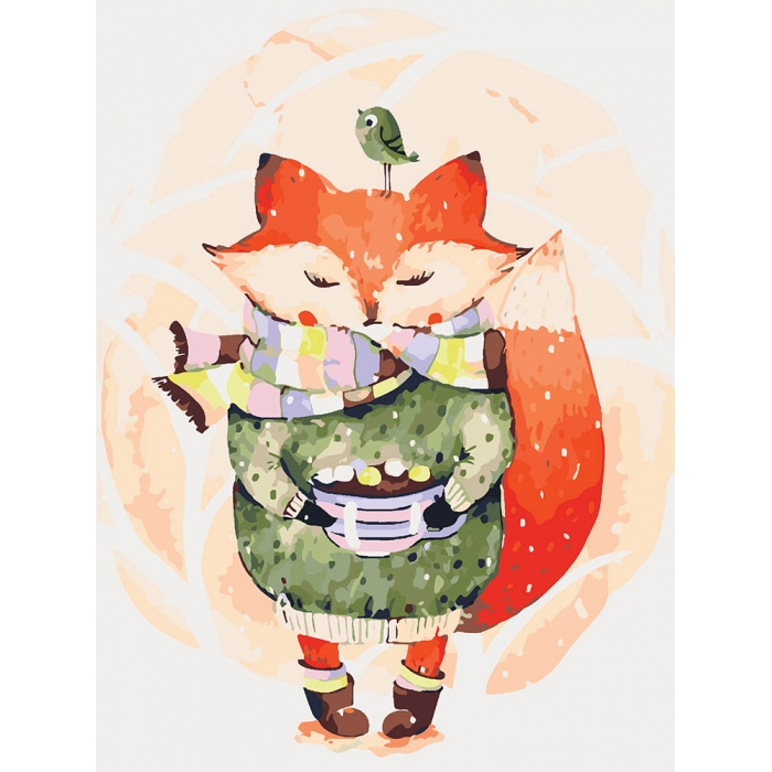 Картина по номерам Идейка Кофе с зефирками КНО2472 30х40см