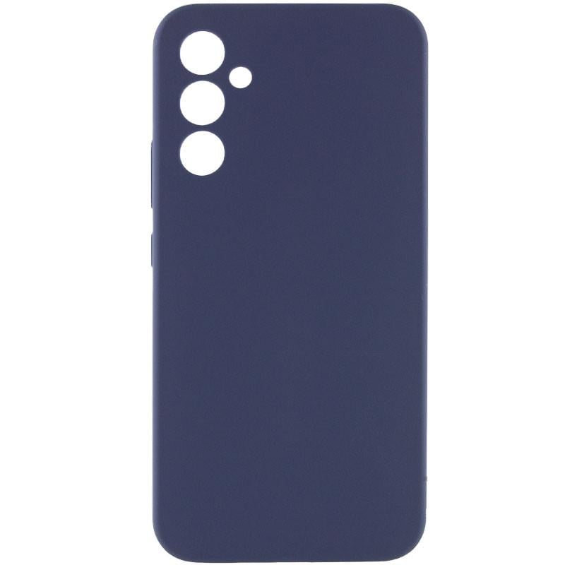 Протиударний Чохол Silicone Cover Lakshmi Full Camera (AAA) для Samsung Galaxy A34 5G Темно-синій / Midnight blue