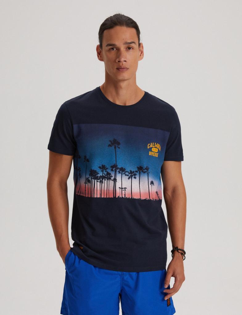 Футболка мужская Diverse CITYLANE LA 01 XL Синий (5902598856050)