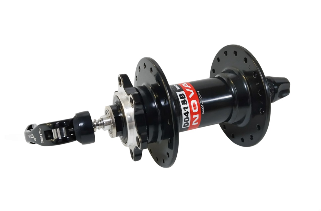 Втулка передняя велосипедная NOVATEC D041SB 32H 2 эксцентрик Черный (D041SB 32H)