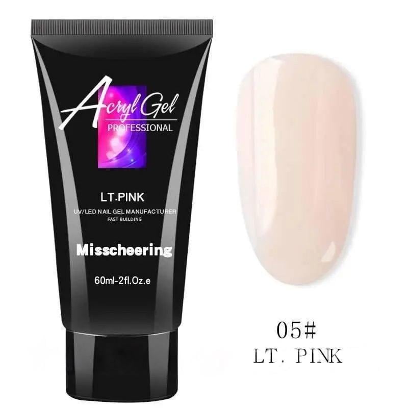 Полігель Acryl Gel Professional 60 мл Light Pink №05