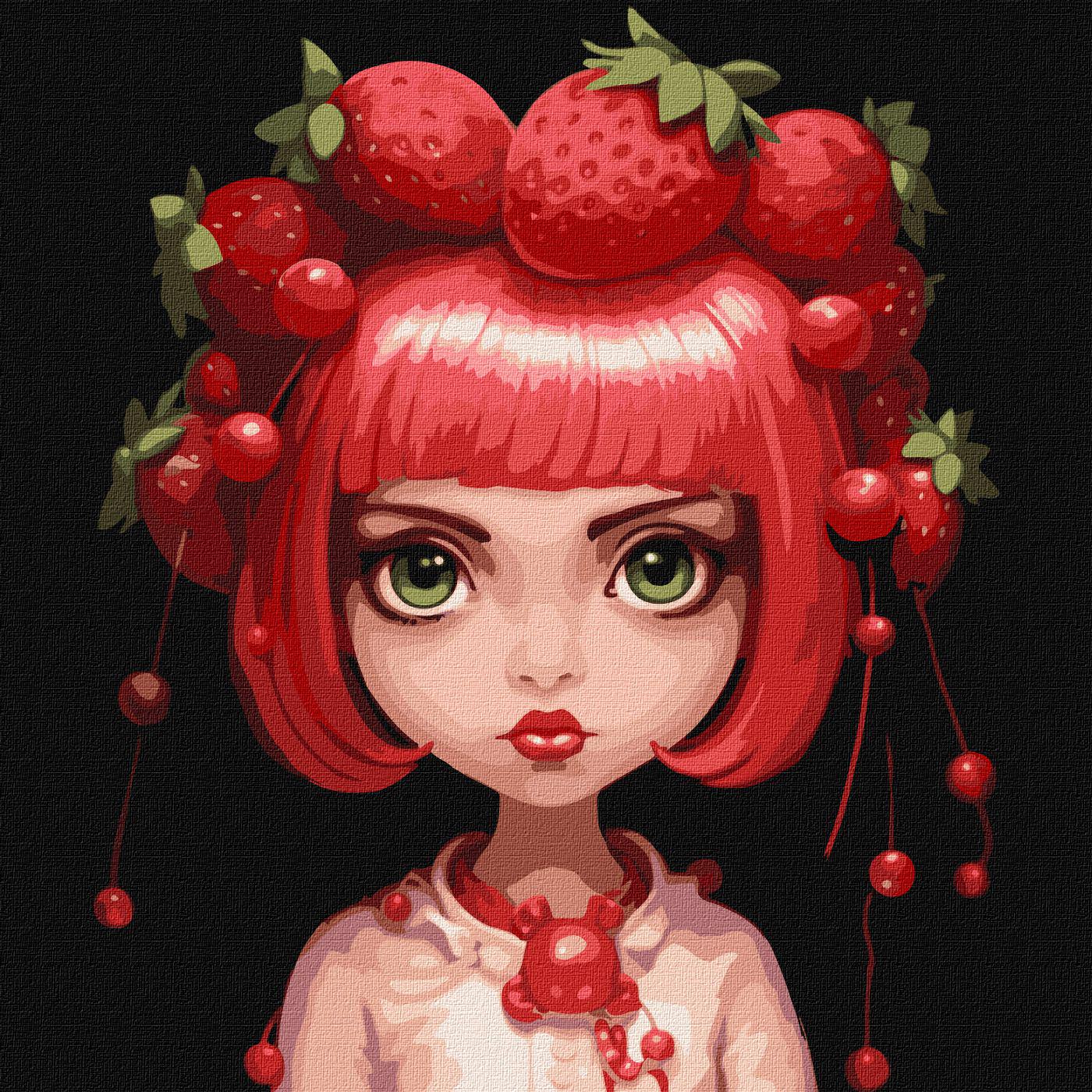 Картина по номерам Идейка Фруктовое настроение 40x40 см (KHO2419)