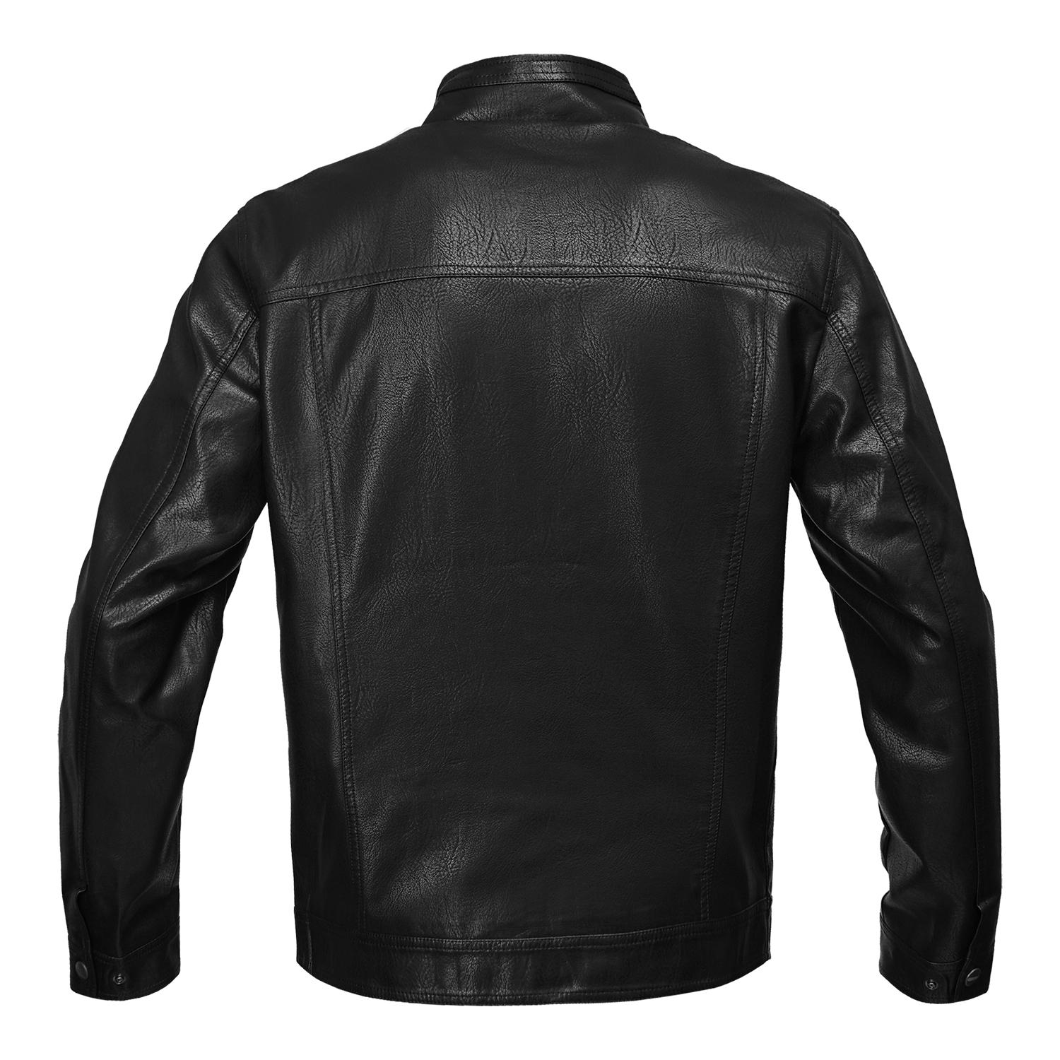 Куртка из натуральной кожи р. 48 (K14NV) - фото 4 Куртка из натуральной кожи р. 48 (K14NV) - фото 4