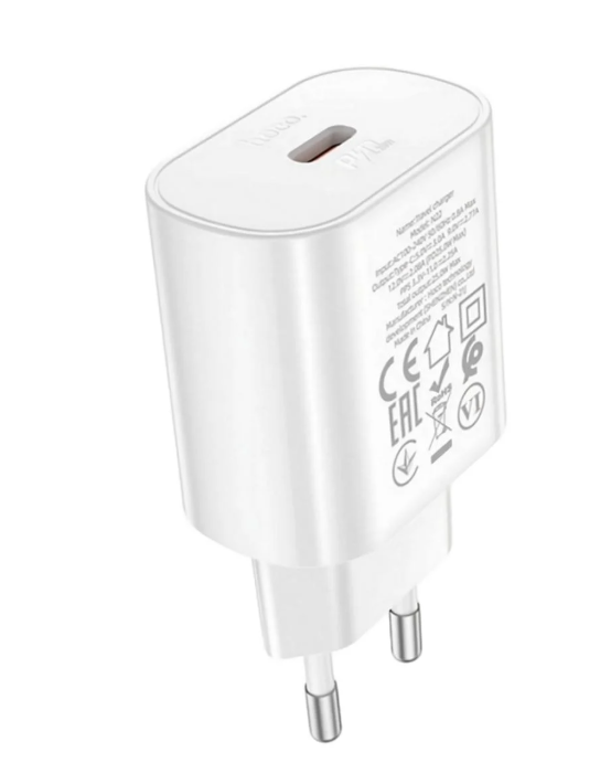 Зарядное устройство для Hoco сетевой Jetta PD25 W/Type-C White (N22)