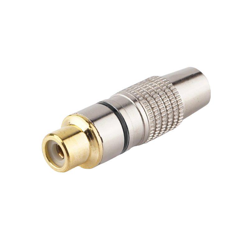 Гніздо RCA 1 смуга Чорний (A153043)