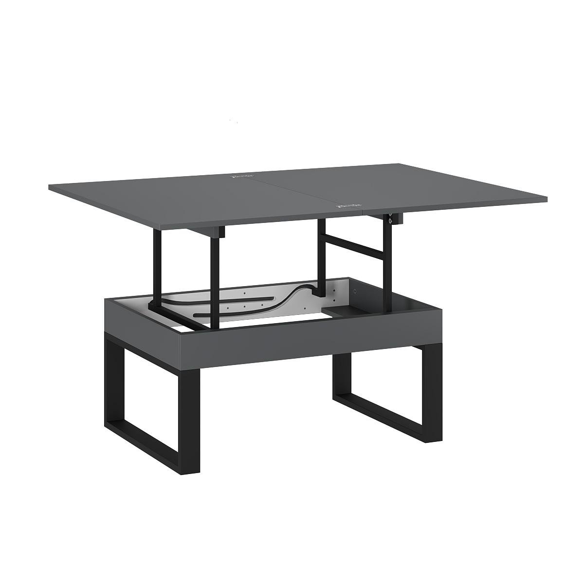 Журнальный стол-трансформер S-Fly 880x466x600 мм Графит серый (TB33070000030) - фото 1 Журнальный стол-трансформер S-Fly 880x466x600 мм Графит серый (TB33070000030) - фото 1