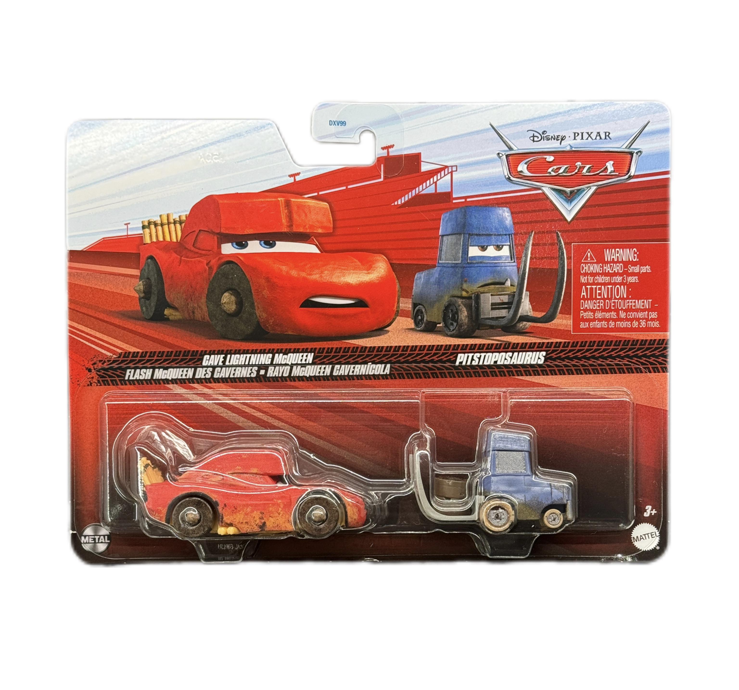 Набор автомобилей Mattel Тачки Cave Lightning McQueen and Pitstoposaurus (19580992)