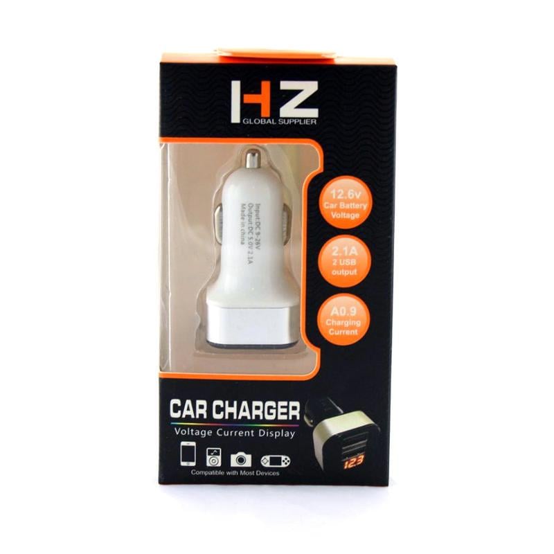 Автомобильное зарядное устройство 2-USB HZ HC1 9001 Мatrix 13478 (IR004063)