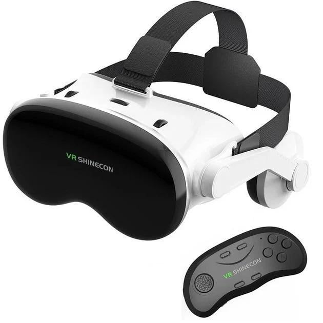 Окуляри віртуальної реальності VR Shinecon G18EB Bluetooth для смартфонів 4,7-6,7" з геймпадом SH B01 Окуляри віртуальної реальності VR Shinecon G18EB Bluetooth для смартфонів 4,7-6,7" з геймпадом SH B01